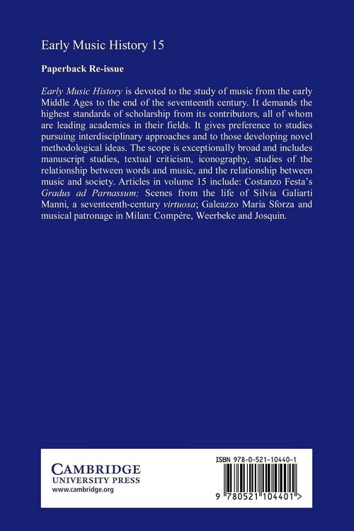 Produktbild: Early Music History