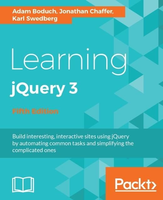 Produktbild: Learning jQuery 3 - Fifth Edition
