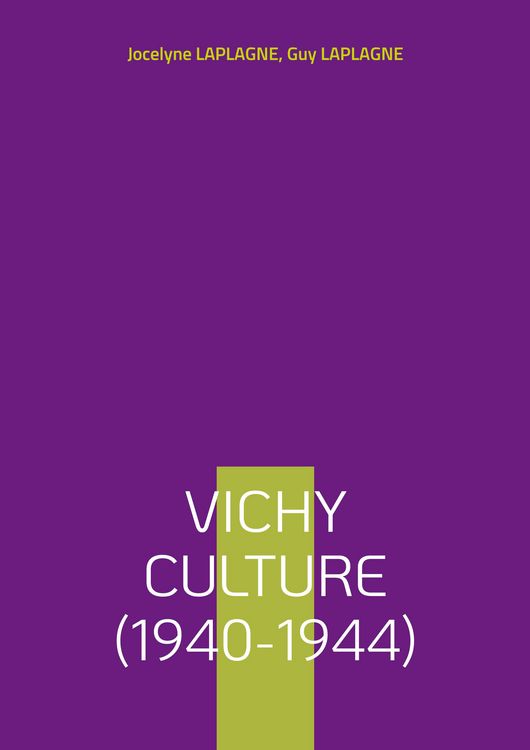 Produktbild: Vichy Culture (1940-1944)