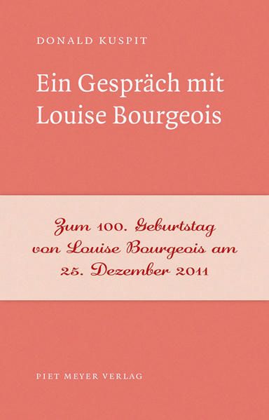 Produktbild: Ein Gespr&auml;ch mit Louise Bourgeois