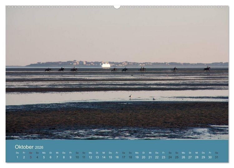 Produktbild: F&ouml;hr 2026. Portr&auml;t einer Insel (Wandkalender 2026 DIN A2 quer), CALVENDO Monatskalender