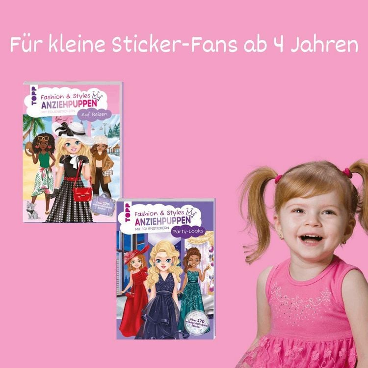 Produktbild: Fashion & Styles: Anziehpuppen mit Folienstickern. Auf Reisen