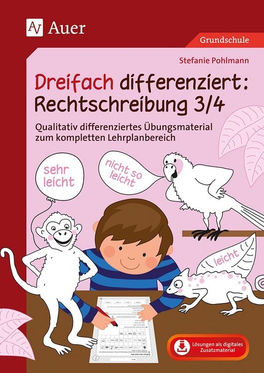 Produktbild: Dreifach differenziert Rechtschreibung 3/4