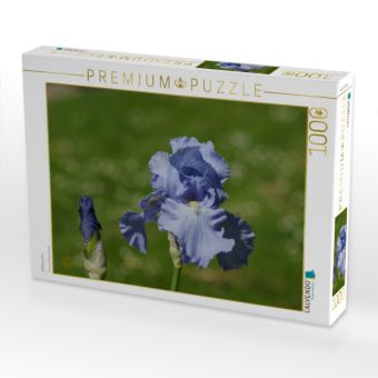Produktbild: CALVENDO Puzzle Hellblaue Lilien | 1000 Teile Lege-Gr&ouml;&szlig;e 64x48cm Foto-Puzzle f&uuml;r gl&uuml;ckliche Stunden