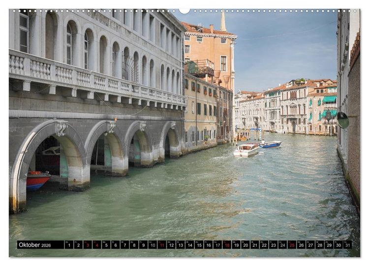 Produktbild: Venedig - Der andere Blick (hochwertiger Premium Wandkalender 2026 DIN A2 quer), Kunstdruck in Hochglanz
