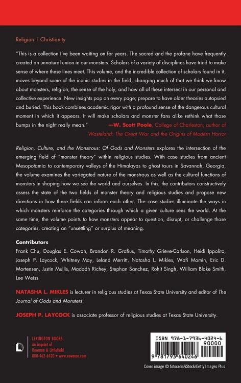 Produktbild: Religion, Culture, and the Monstrous