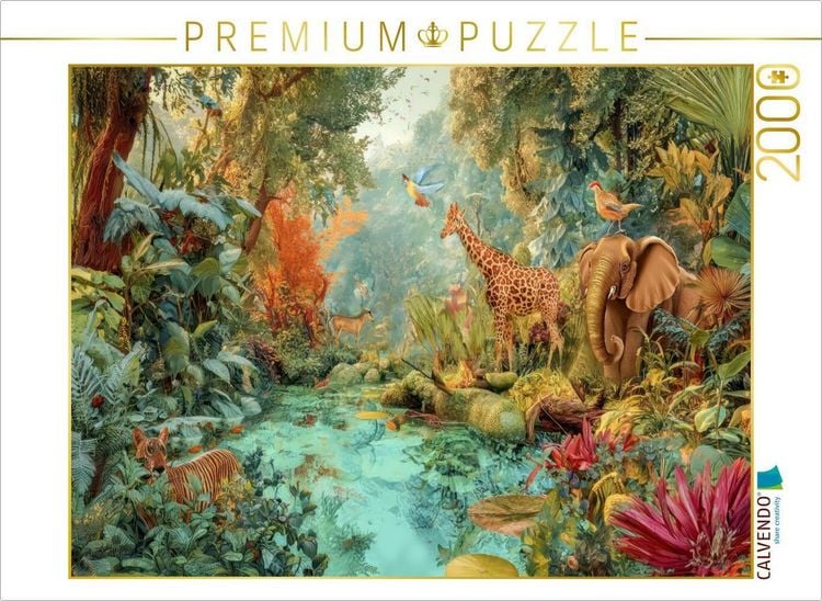 Produktbild: CALVENDO Puzzle Tierische Kreaturen des Dschungels | 2000 Teile Lege-Gr&ouml;&szlig;e 90x67cm Foto-Puzzle f&uuml;r gl&uuml;ckliche Stunden