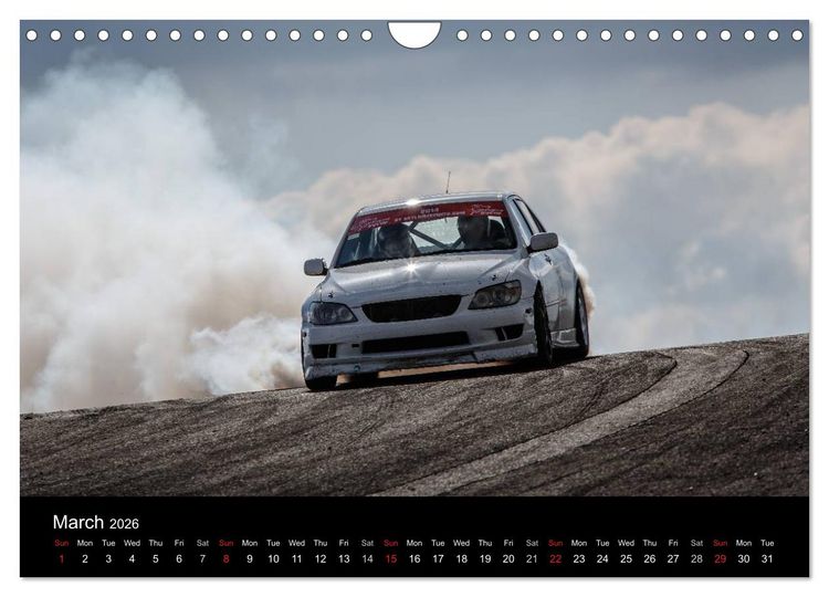 Produktbild: Drifting at the Nurburgring (Wall Calendar 2026 DIN A4 landscape), CALVENDO 12 Month Wall Calendar