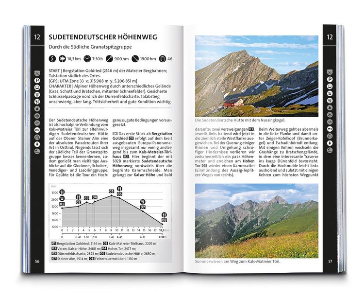 Produktbild: KOMPASS Wanderf&uuml;hrer Osttirol, Venediger- und Glocknergruppe, Defereggental, Lienzer Dolomiten, 50 Touren