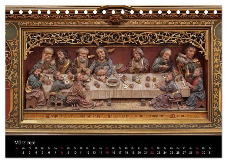 Produktbild: Orte des Glaubens (Tischkalender 2026 DIN A5 quer), CALVENDO Monatskalender