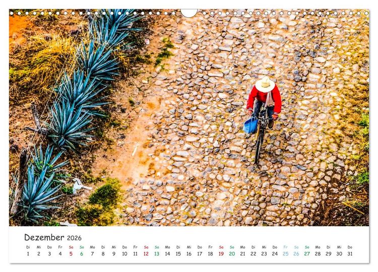 Produktbild: Mexico von oben (Wandkalender 2026 DIN A3 quer), CALVENDO Monatskalender