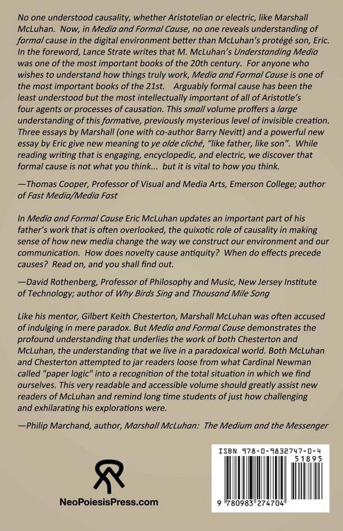 Produktbild: Media and Formal Cause