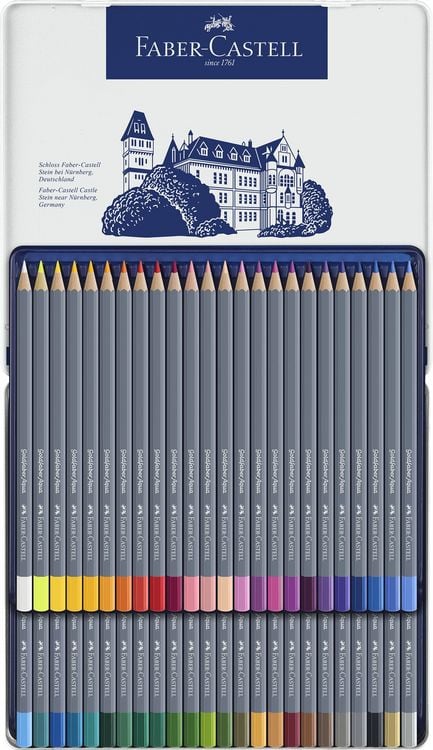 Produktbild: Faber-Castell Aquarellstifte Goldfaber Aqua, 48er Set Metalletui