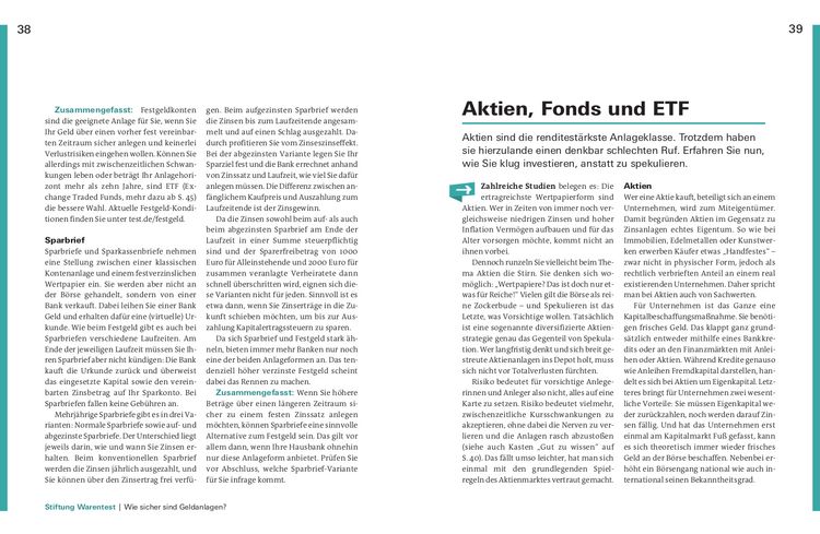 Produktbild: Geldanlage f&uuml;r Vorsichtige