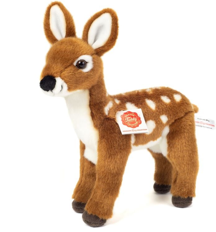 Produktbild: Teddy Hermann 90852 - Rehkitz stehend, Pl&uuml;schtier, 23 cm