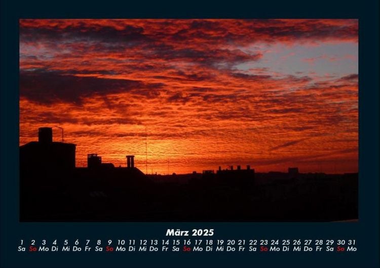 Produktbild: Sonnenunterg&auml;nge 2025 Fotokalender DIN A4