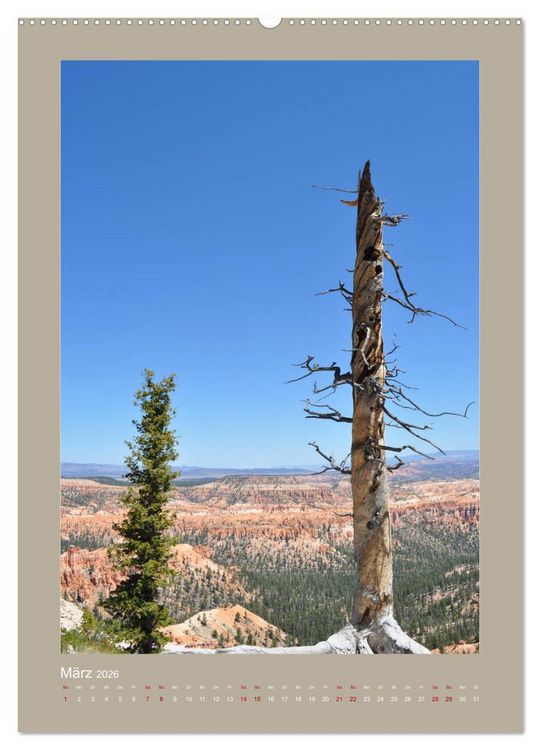 Produktbild: Erlebe mit mir den Bryce Canyon Nationalpark (hochwertiger Premium Wandkalender 2026 DIN A2 hoch), Kunstdruck in Hochglanz