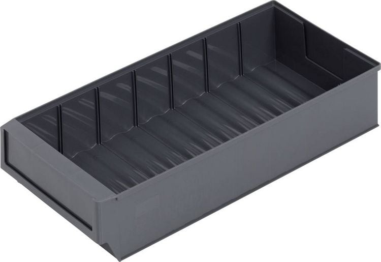 Produktbild: Alutec 66030 Sichtlagerkasten (L x B x H) 400 x 183 x 81mm Dunkelgrau 1St.