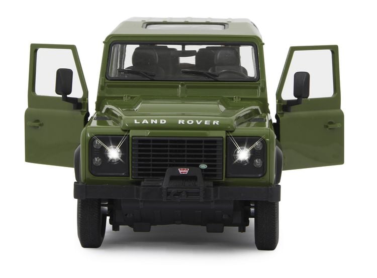 Produktbild: Jamara Land Rover Defender 1:14 gr&uuml;n T&uuml;r manuell 40MHz