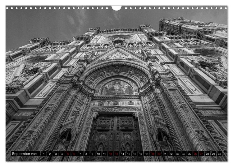 Produktbild: Toscana - monocromatico (Wandkalender 2026 DIN A3 quer), CALVENDO Monatskalender