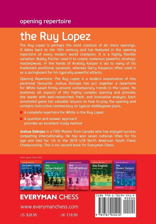 Produktbild: Opening Repertoire The Ruy Lopez