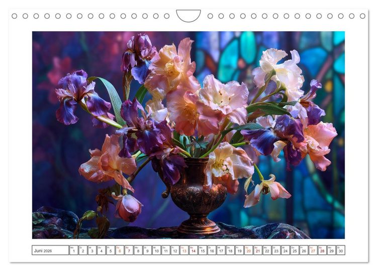 Produktbild: Bl&uuml;ten der Zeit (Wandkalender 2026 DIN A4 quer), CALVENDO Monatskalender