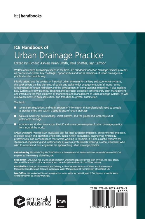 Produktbild: ICE Handbook of Urban Drainage Practice