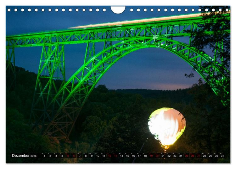 Produktbild: M&uuml;ngstener Br&uuml;cke - Stahlkonstruktion der Superlative (Wandkalender 2026 DIN A4 quer), CALVENDO Monatskalender