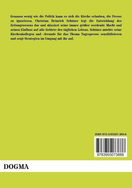 Produktbild: Die Tagespresse und die Kirche