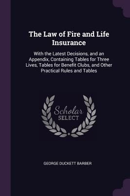 Produktbild: The Law of Fire and Life Insurance