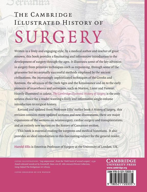 Produktbild: The Cambridge Illustrated History of Surgery