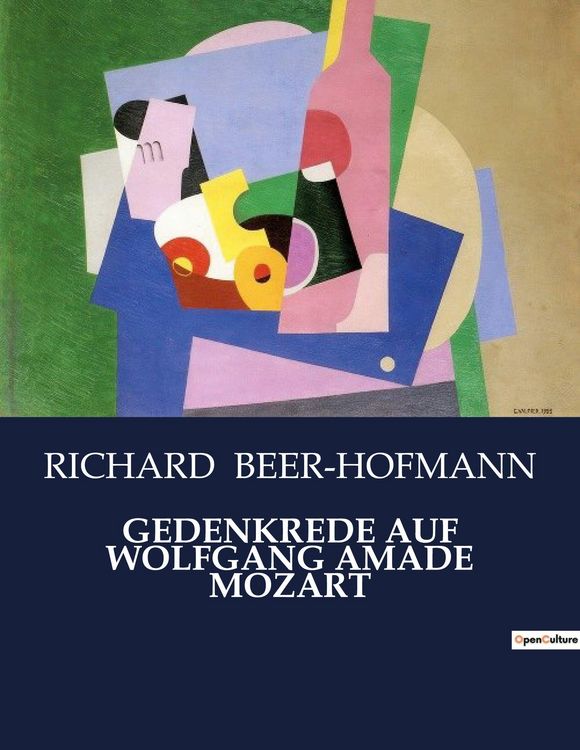 Produktbild: Gedenkrede Auf Wolfgang Amade Mozart