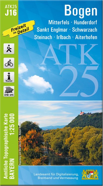 Produktbild: ATK25-J16 Bogen (Amtliche Topographische Karte 1:25000)