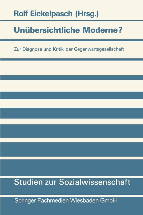 Produktbild: Un&uuml;bersichtliche Moderne?