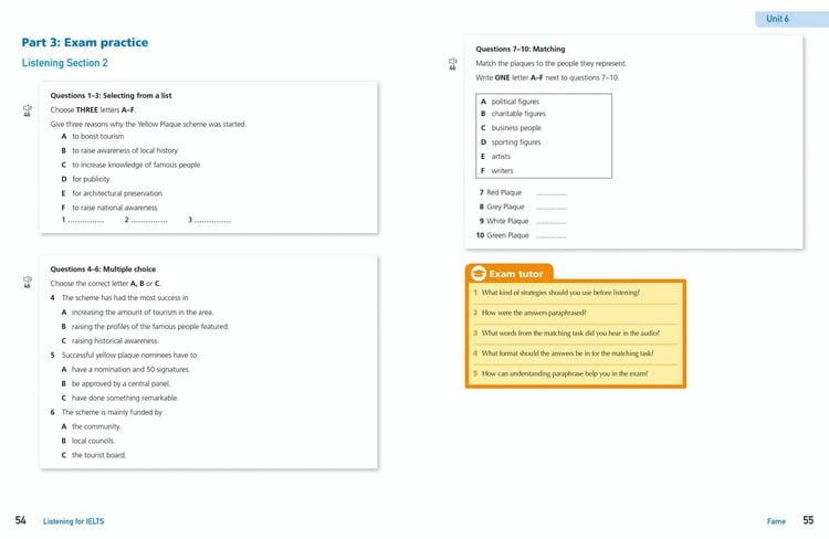Produktbild: LISTENING FOR_ENG FOR IELTS PB