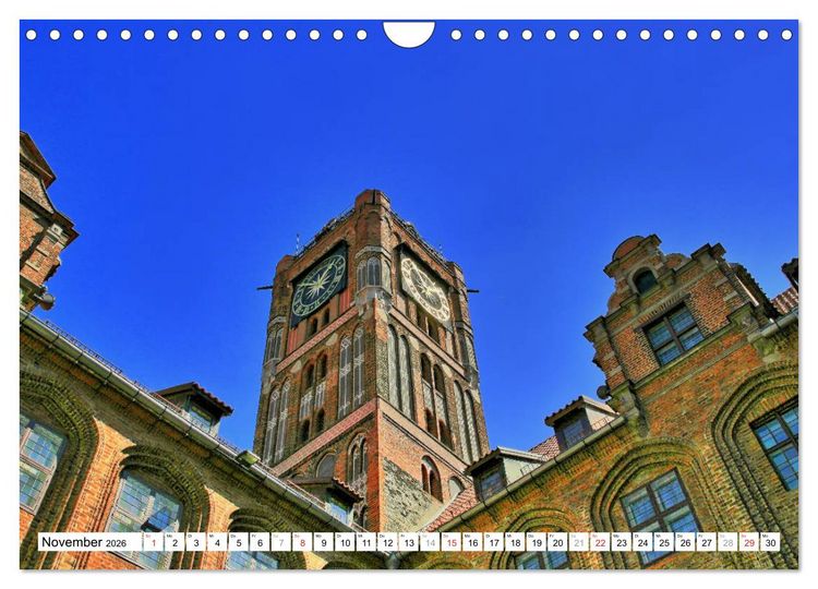 Produktbild: Thorn Torun - Die gotische Altstadt (Wandkalender 2026 DIN A4 quer), CALVENDO Monatskalender