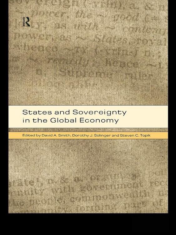 Produktbild: States and Sovereignty in the Global Economy