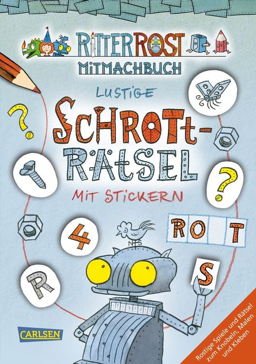 Produktbild: Ritter Rost Mitmachbuch: Lustige Schrott-Rätsel mit Stickern (Ritter Rost mit CD und zum Streamen, Bd.)