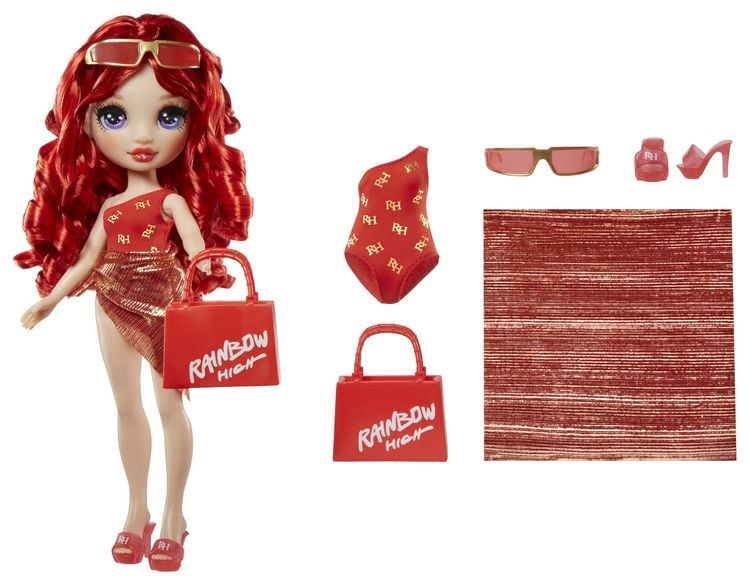 Produktbild: Rainbow High Swim & Style Fashion Doll- Ruby (Red)