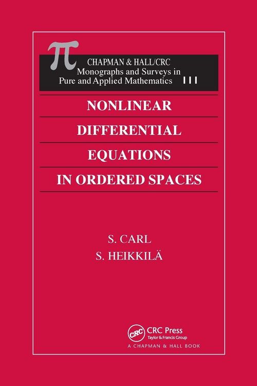 Produktbild: Nonlinear Differential Equations in Ordered Spaces