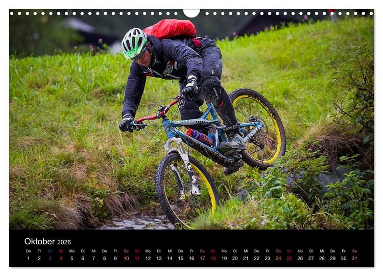 Produktbild: Mountainbike Freeride Momente (Wandkalender 2026 DIN A3 quer), CALVENDO Monatskalender