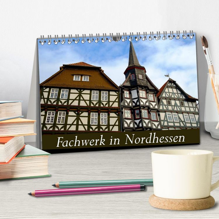 Produktbild: Fachwerk in Nordhessen (Tischkalender 2026 DIN A5 quer), CALVENDO Monatskalender