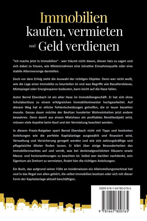 Produktbild: Immobilien kaufen, vermieten und Geld verdienen