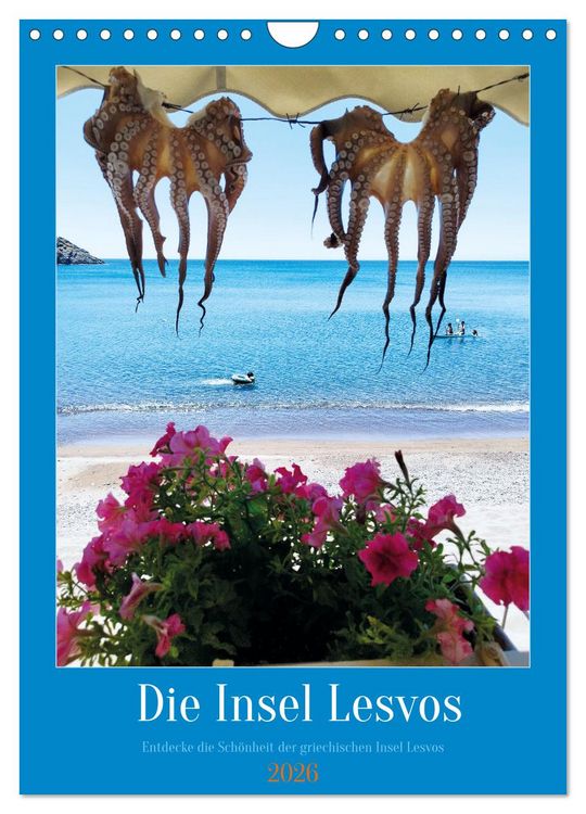 Produktbild: Entdecke die Sch&ouml;nheit der griechischen Insel Lesvos (Wandkalender 2026 DIN A4 hoch), CALVENDO Monatskalender