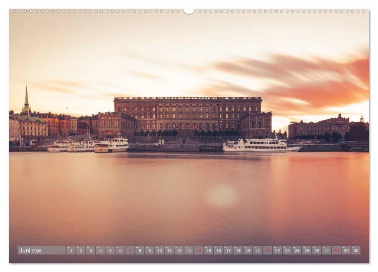 Produktbild: Stockholm - Nordische Sch&ouml;nheit (Wandkalender 2026 DIN A2 quer), CALVENDO Monatskalender