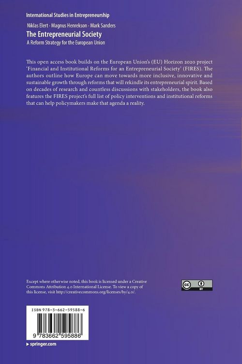 Produktbild: The Entrepreneurial Society