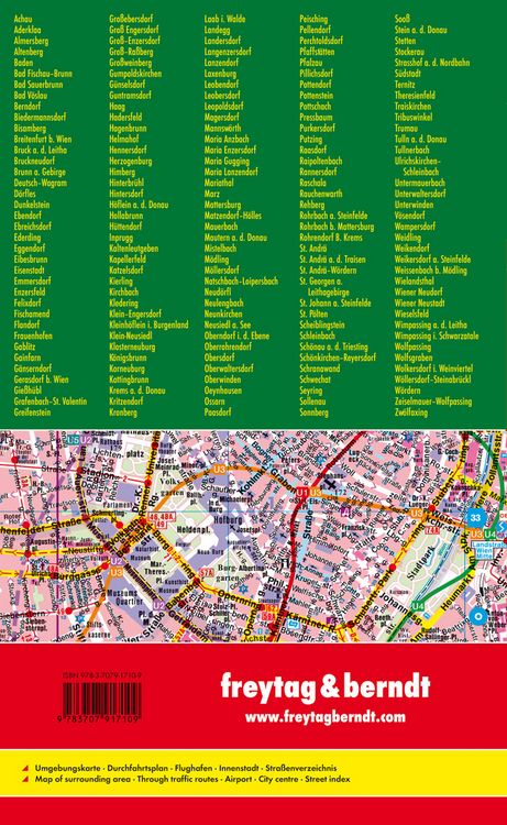 Produktbild: freytag & berndt Stadtatlas Wien Gro&szlig;raum Riesenatlas 1:15.000