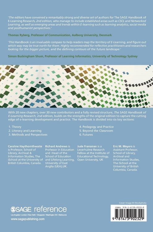 Produktbild: The SAGE Handbook of E-learning Research