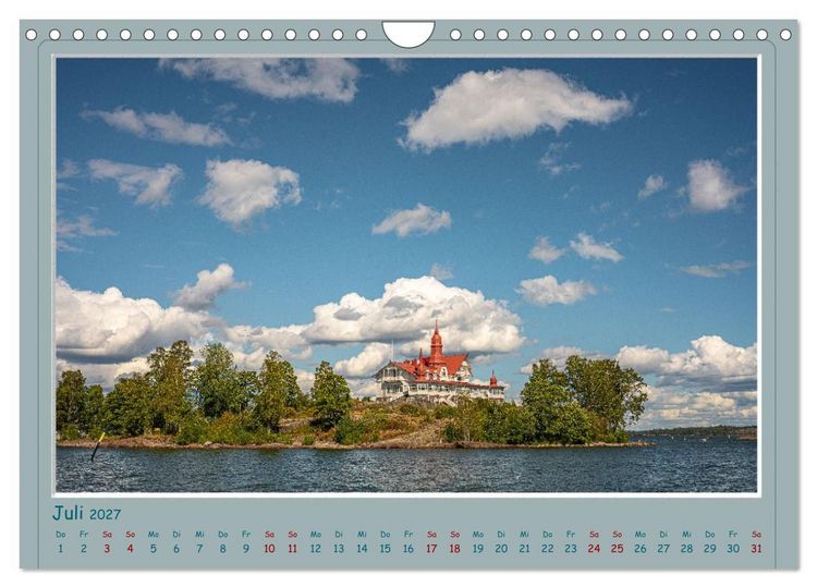 Produktbild: HELSINKI CITY (Wandkalender 2027 DIN A4 quer), CALVENDO Monatskalender
