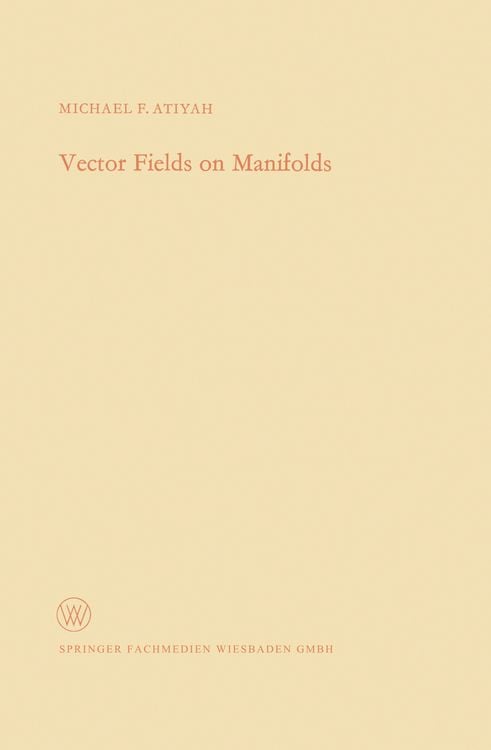 Produktbild: Vector Fields on Manifolds
